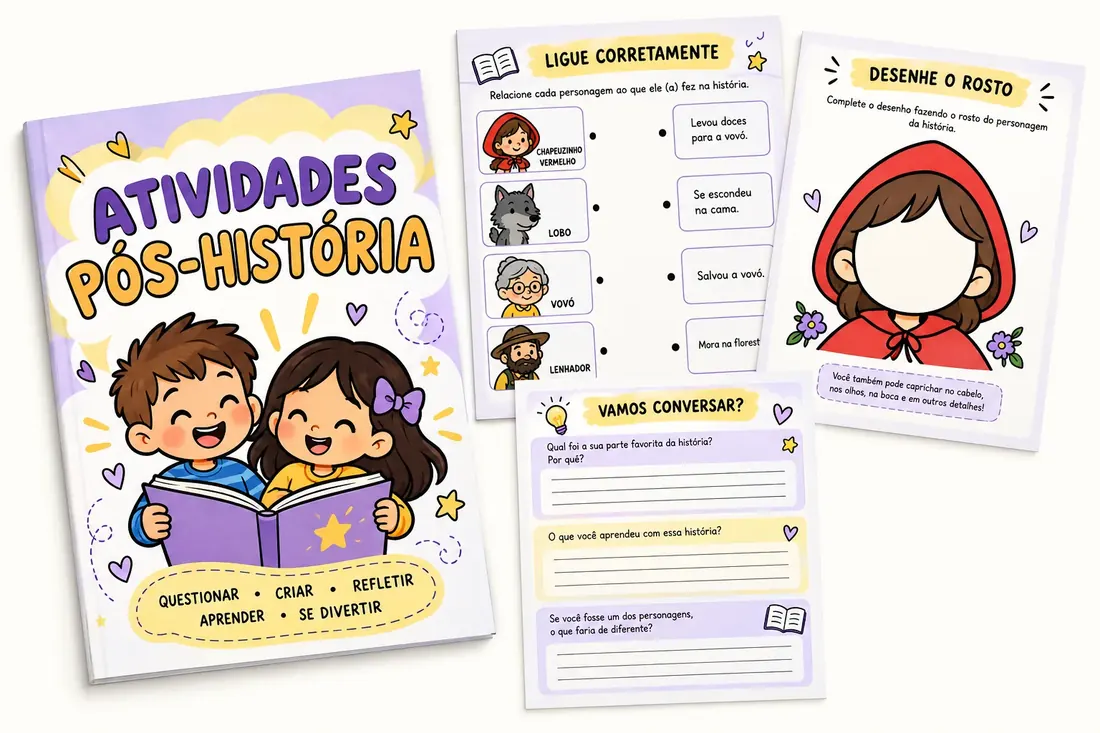 Capa do bônus Atividades Pós-História