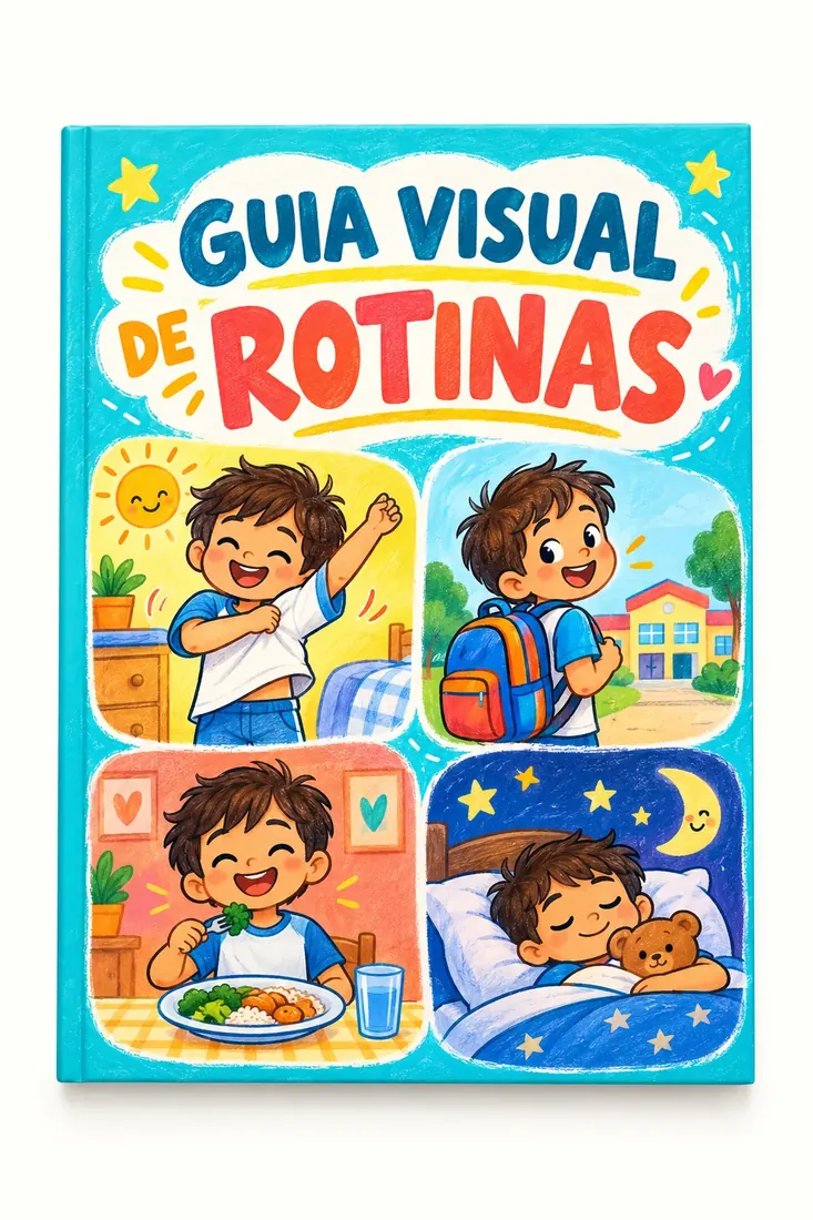 Capa do bônus Guia Visual de Rotinas