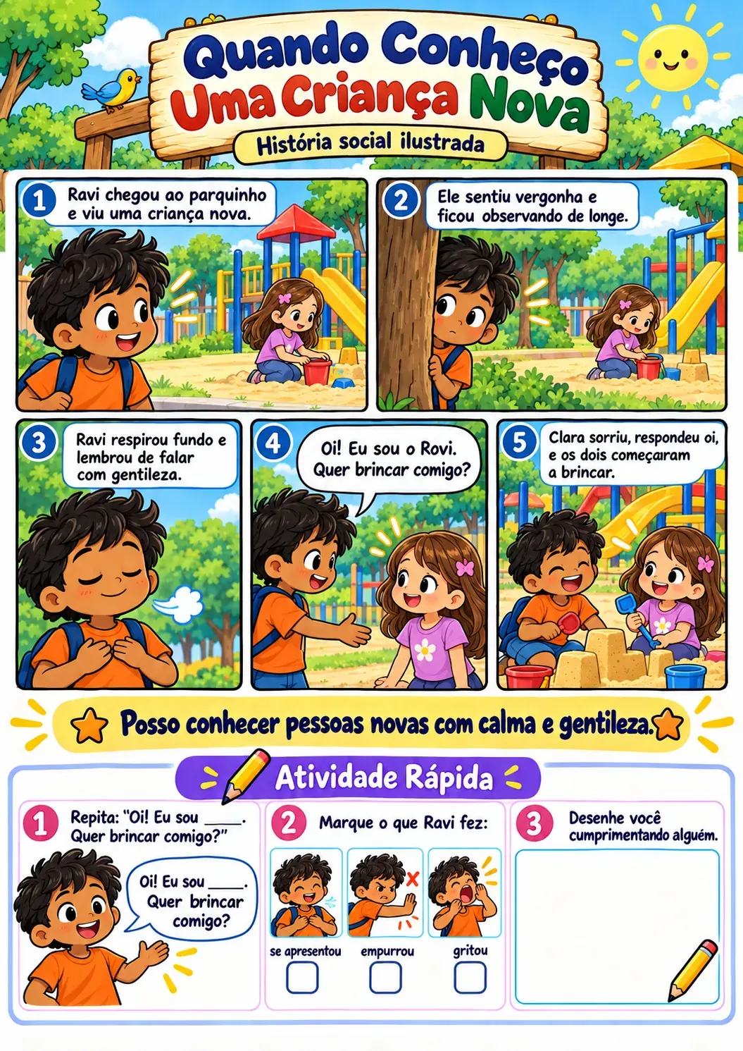 Amostra de uma página do acervo ilustrado