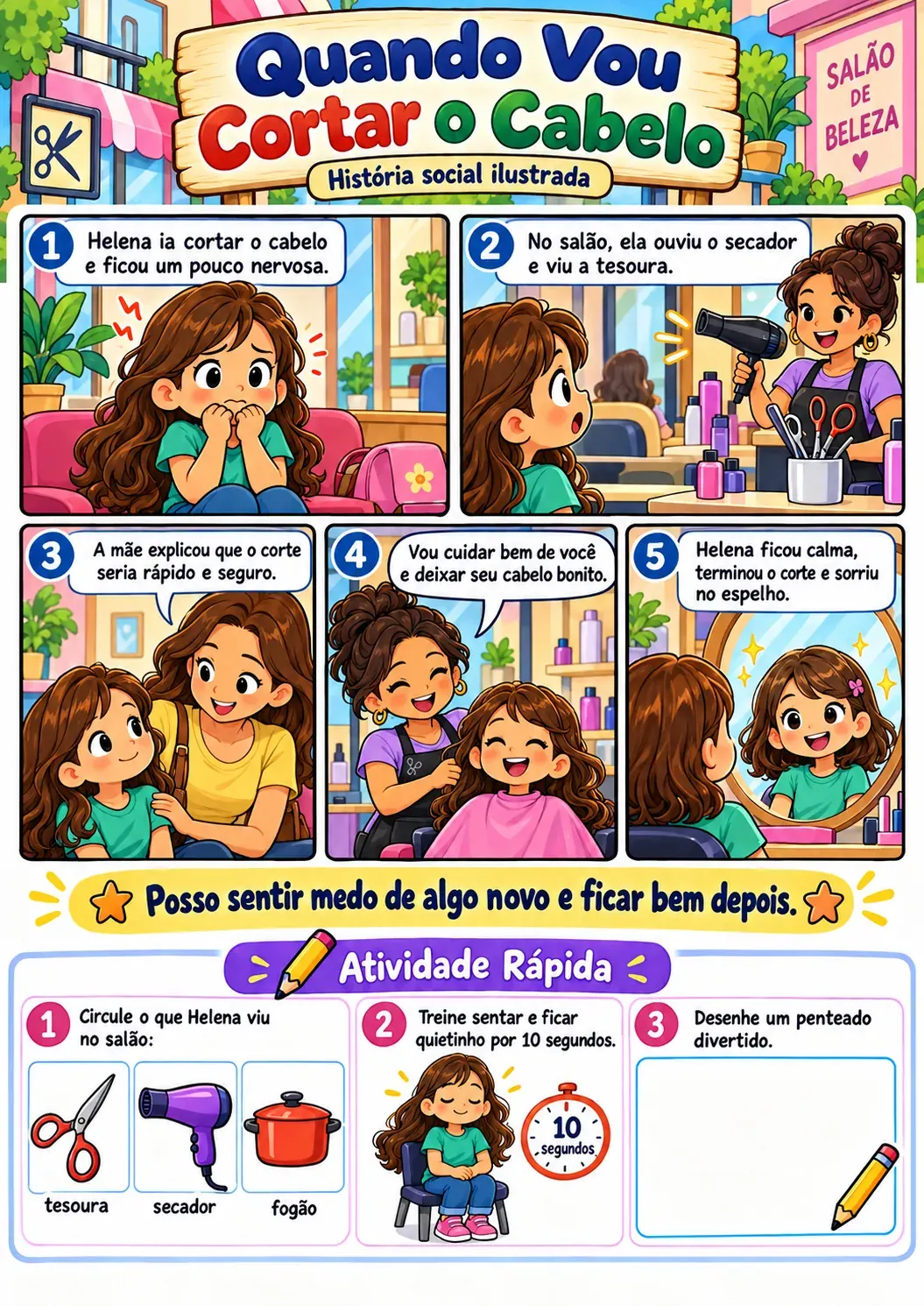 Última amostra visual de página de história social